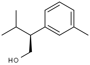 (S)-3-Methyl-2-(m-tolyl)butan-1-ol Struktur