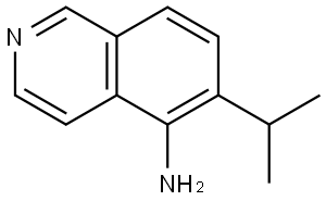 6-(1-甲基乙基)-5-异喹啉胺, 949109-39-1, 结构式