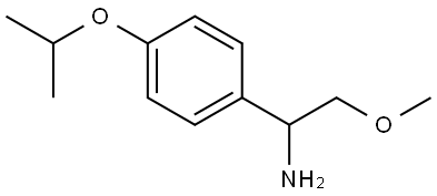 2-METHOXY-1-[4-(PROPAN-2-YLOXY)PHENYL]ETHAN-1-AMINE Structure