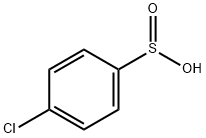 p-chlorobenzenesulphinic acid Struktur