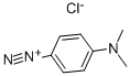 4-(N,N-dimethylamino)benzenediazonium chloride,100-04-9,结构式