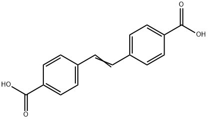 4,4'-二苯乙烯二羧酸,100-31-2,结构式