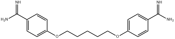 ペンタミジン 化学構造式