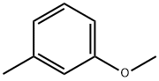 3-メトキシトルエン 化学構造式