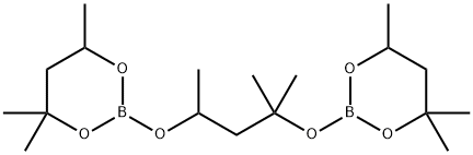 TRIHEXYLENE GLYCOL BIBORATE Structure