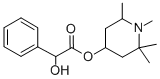 α-ヒドロキシベンゼン酢酸1,2,2,6-テトラメチル-4-ピペリジニル 化学構造式
