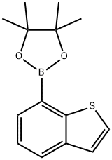 2-(benzo[b]thiophen-7-yl)-4,4,5,5-tetraMethyl-1,3,2-dioxaborolane Structure