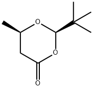 (2R,6R)-2-TERT-BUTYL-6-METHYL-1,3-DIOXAN-4-ONE Structure