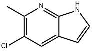5-氯-6-甲基4-氮杂-吲哚,1000340-18-0,结构式