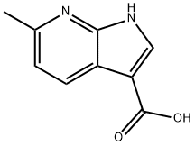 1H-Pyrrolo[2,3-b]pyridine-3-carboxylic  acid,  6-methyl- Structure