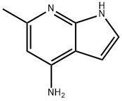 6-甲基-1H-吡咯并[2,3-B]吡啶-4-胺, 1000340-60-2, 结构式
