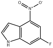 1H-Indole, 6-fluoro-4-nitro- Structure