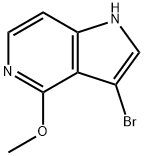 3-BROMO-4-METHOXY-5-AZAINDOLE Structure