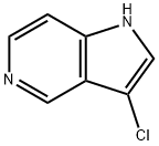 1H-Pyrrolo[3,2-c]pyridine, 3-chloro- Structure