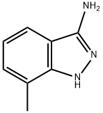 3-氨基-7-甲基-1H-吲唑 结构式