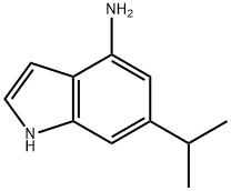 1H-Indol-4-aMine, 6-(1-Methylethyl)-|4-氨基-6-异丙基-吲哚