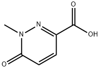 1-methyl-6-oxo-1,6-dihydropyridazine-3-carboxylic acid Struktur