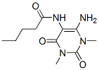 Pentanamide,  N-(6-amino-1,2,3,4-tetrahydro-1,3-dimethyl-2,4-dioxo-5-pyrimidinyl)- Structure