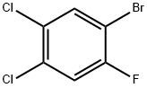 1-ブロモ-4,5-ジクロロ-2-フルオロベンゼン 化学構造式