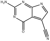 2-Amino-5-cyano-4-oxo-4H-pyrrolo[2,3-d]pyrimidine Structure