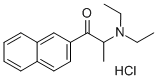 1-Propanone, 2-diethylamino-1-(2-naphthalenyl)-, hydrochloride Structure