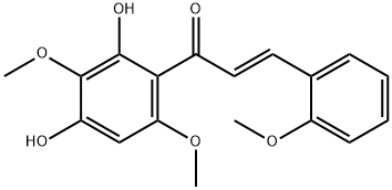 2',4'-DIHYDROXY-2,3',6'-TRIMETHOXYCHALCONE,100079-39-8,结构式