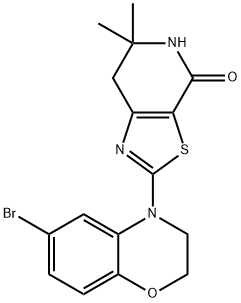1000793-42-9 2-(6-broMo-2H-benzo[b][1,4]oxazin-4(3H)-yl)-6,6-diMethyl-6,7-dihydrothiazolo[5,4-c]pyridin-4(5H)-one