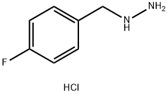 1-(4-フルオロベンジル)ヒドラジン二塩酸塩 化学構造式