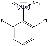 (AS)-2-氯-6-氟-A-甲基-苯甲胺, 1000922-53-1, 结构式