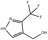 (3-トリフルオロメチル-1H-ピラゾール-4-イル)メタノール 化学構造式