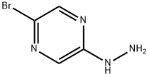 2-溴-5-肼基吡嗪, 1001050-24-3, 结构式