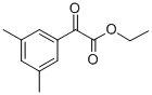 3,5-ジメチルベンゾイルぎ酸エチル 化学構造式