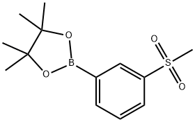 3-(Methylsulfonyl)phenylboronic Acid Pinacol Ester Struktur