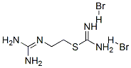 2-(diaminomethylideneamino)ethylsulfanylmethanimidamide dihydrobromide Structure