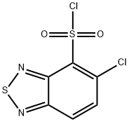 5-クロロ-2,1,3-ベンゾチアジアゾール-4-スルホニルクロリド 化学構造式