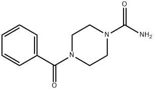 4-苯甲酰哌嗪-1-羧胺,100138-46-3,结构式