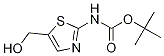 CarbaMic acid, N-[5-(hydroxyMethyl)-2-thiazolyl]-, 1,1-diMethylethyl ester Struktur