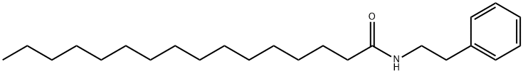 HexadecanaMide, N-(2-phenylethyl)- Struktur
