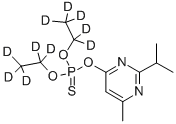 ダイアジノン-D10(ジエチル-D10) 化学構造式