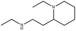 Diethyl-(2-piperidin-2-yl-ethyl)-amine 化学構造式