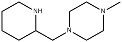 1-METHYL-4-(2-PIPERIDINYLMETHYL)-PIPERAZINE 化学構造式
