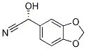 (R)-2-(benzo[d][1,3]dioxol-5-yl)-2-hydroxyacetonitrile Struktur