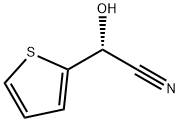 (R)-A-HYDROXY-2-THIOPHENEACETONITRILE 结构式