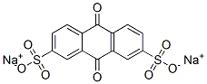 9,10-ジヒドロ-9,10-ジオキソ-2,7-アントラセンジスルホン酸/ナトリウム,(1:x) 化学構造式