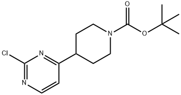 4-(2-クロロピリミジン-4-イル)ピペリジン-1-カルボン酸TERT-ブチル 化学構造式