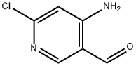 4-氨基-6-氯-3-吡啶甲醛, 1001756-21-3, 结构式