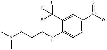 BenzenaMine, N-(3-(diMethylaMino)propyl)-4-nitro-2-(trifluoroMethyl)- Structure