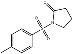 1-[(4-メチルフェニル)スルホニル]-ピロリジン-2-オン 化学構造式