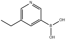 5-ethylpyridin-3-ylboronic acid Struktur