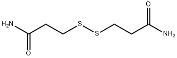 3-[(3-AMINO-3-OXOPROPYL)DITHIO]PROPANAMIDE Struktur